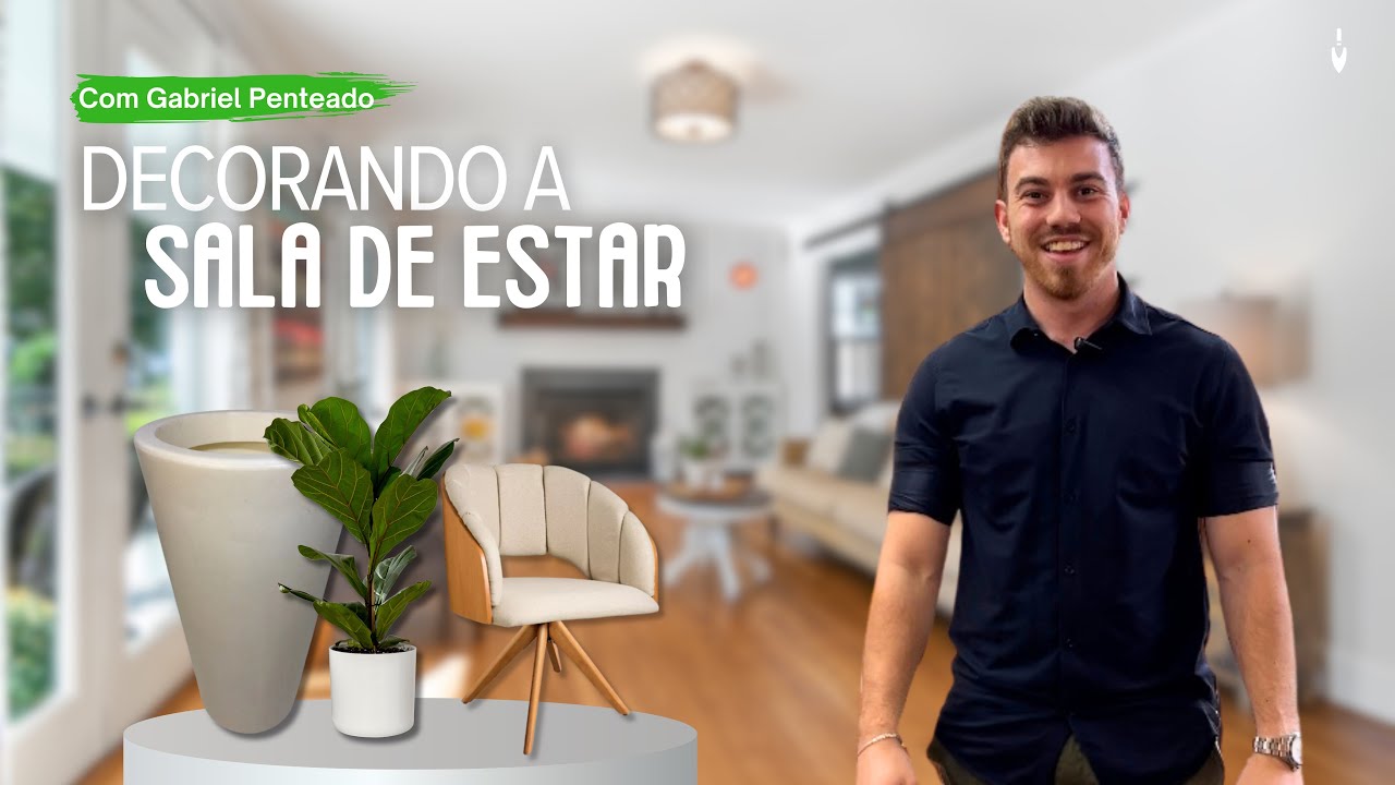 COMO DEIXAR uma SALA mais CONFORTÁVEL (plantas, vasos e suportes) | Gabriel Penteado