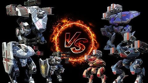 1V1 KOREAN ROBOTS V/S BRITISH ROBOTS : War Robots