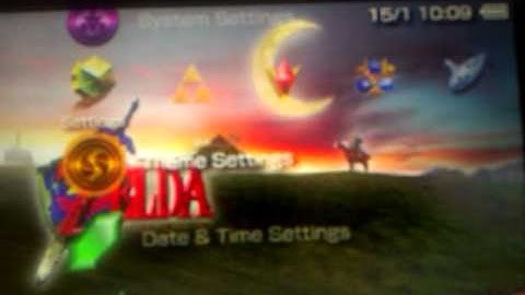 psp Ocarina of time Custom theme!