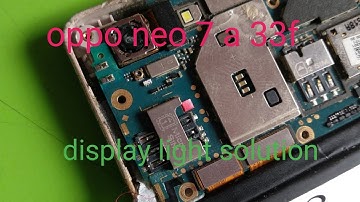 oppo a33f display light solution 💯 work