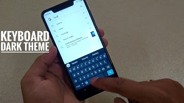 How to enable Dark theme on Keyboard? Stock Android Feat Nokia 5.1 Plus