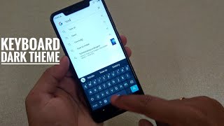 How to enable Dark theme on Keyboard? Stock Android Feat Nokia 5.1 Plus screenshot 2
