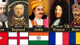 The Most Famous Monarchs From Each Country! Some of Them You Won't Believe Exist!