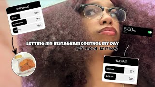 Letting my instagram control my day vlog || + having people rate the fit my instagram chose !!