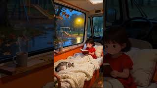 빗소리 ASMR | 창가에서 이불 덮고 듣는 고요한 가을 밤비| 힐링, 불면증 치료, 집중력 향상