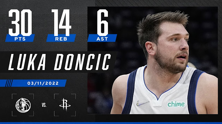 Luka Doncic drops ANOTHER 30-PT double-double 👏