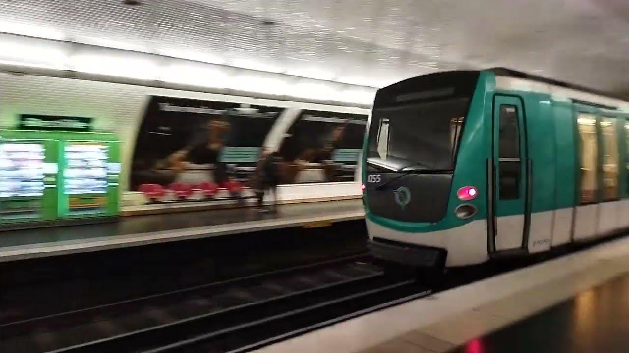 🚈🟧Metro De Paris, Ligne 5: Station De La Bastille. - YouTube
