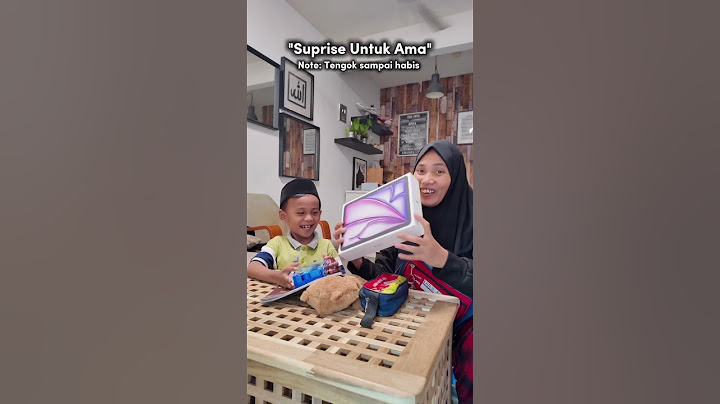 Kejutan untuk ibu #kejutan #hadiah #ipadairm3