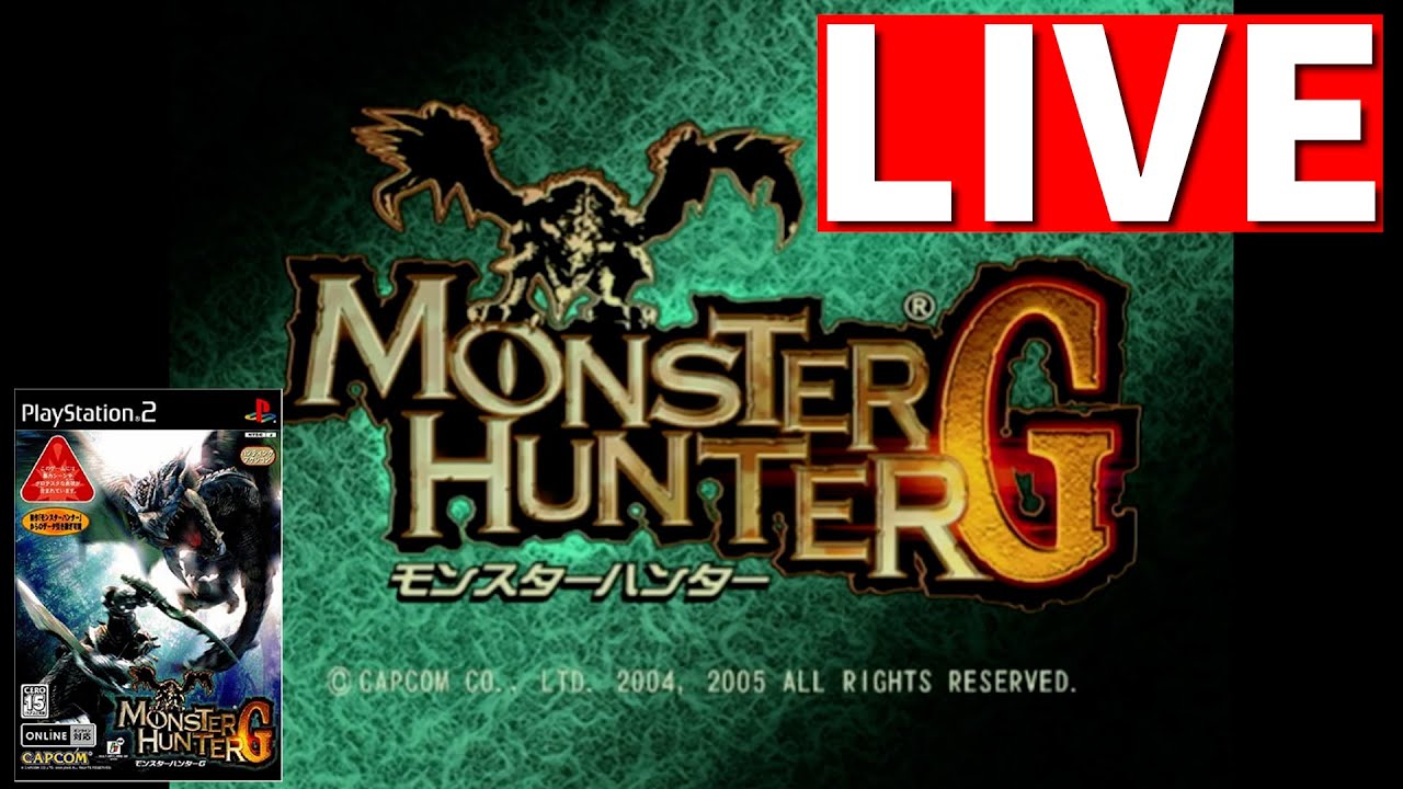 🔴LIVE【MHG｜PS2版】村クエ 訓練所