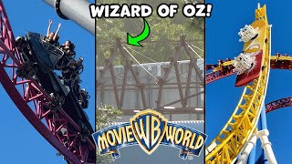 Movie World Gold Coast | Flash Coaster Update, Wizard of Oz Barn & MORE!