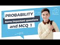 Probability MCQ And Questions 1