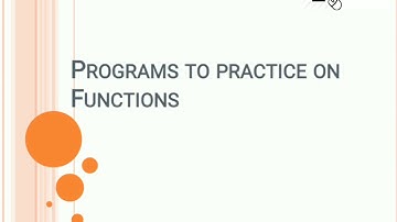 KTU ES102 Programming in C|Module 4| Exercise on Functions - English explanation