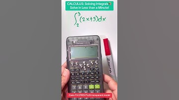 Solving Calculus Problems using Casio Calculator #maths  #calculus