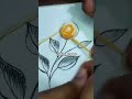 Thread hand embroidery designs bullion stitch for beginners #embroidery #bullionknotstitch #fyp
