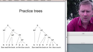 Syntactic phrase structures