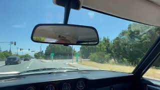 1972 Jensen Interceptor driving video #2 for Bring A Trailer auction 7/2023