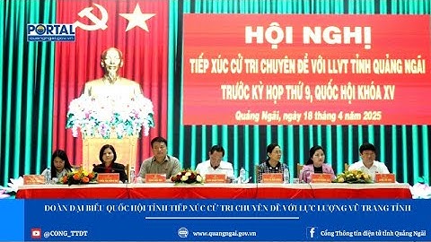 Đại biểu Quốc hội tỉnh tiếp xúc cử tri chuyên đề với lực lượng vũ trang tỉnh trước kỳ họp thứ 9