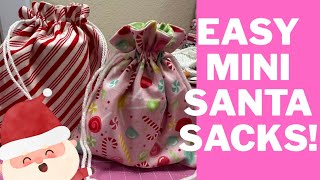 BEGINNER FRIENDLY MINI SANTA SACKS!! 