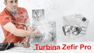 Turbina Zefir-Pro-510 distribución aire caliente 510 m3 video