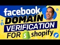 Facebook Domain Verification on Shopify (Step-By-Step)