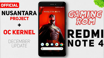 Update Official Nusantara Project + OC Kernel On Redmi Note 4 | Android 10 | Gaming Rom | December