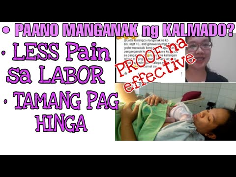 Video: Paghinga At Relaxation Techniques Sa Panahon Ng Panganganak