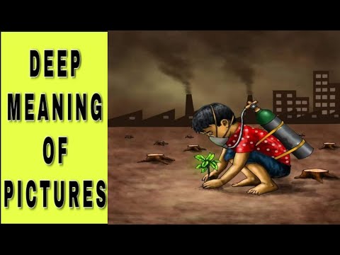 Earth Pollution illustration | Environmental Pollution | Deep meaning  motivation picture