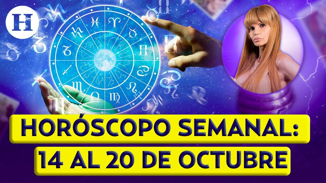 Horóscopos de la semana con Mhoni Vidente del 14 al 20 de octubre - YouTube