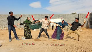 The second wife's attacks on the operator and the first wife had enraged the husband.