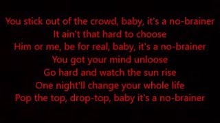 No brainer lyrics