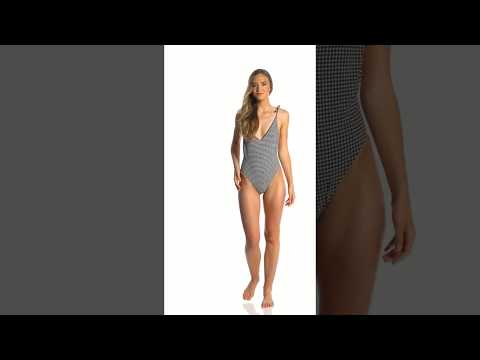 Billabong Women's Surf Check One Piece Swimsuit | SwimOutlet.com