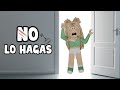 ¡NO ABRAS LA PUERTA! Historia De TERROR ROBLOX
