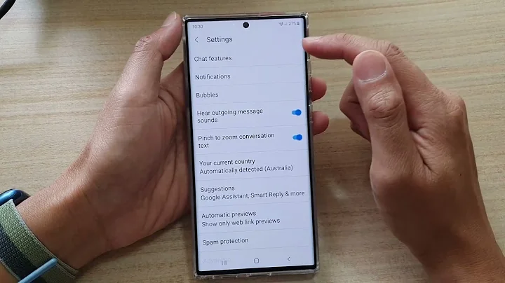 Galaxy S22/S22+/Ultra: How to Enable/Disable Text Messages Send Read Receipt