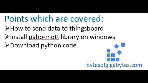 How to send data to thingsboard using python