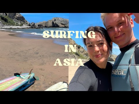 Surfing in ASIA!! weekend vlog