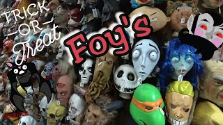 Foy's halloween store, 👺 Foy's costume store, - [4k] - Rexstick vlog
