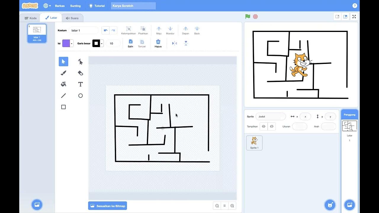 coding kelas A pertemuan 6 MAZE - YouTube