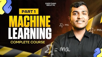 Complete Machine Learning Course for Beginners | Part 1- Foundation | Sheryians AI School