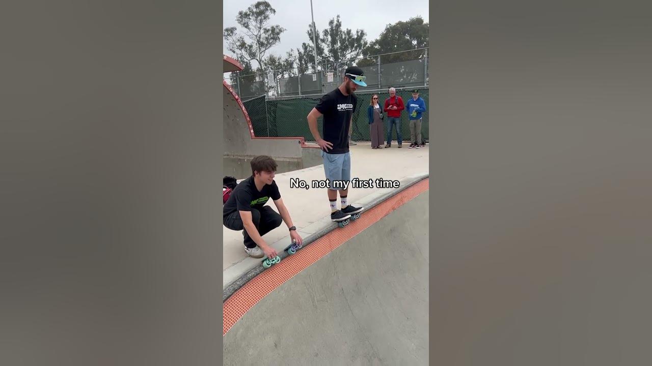 First time at the skatepark 😅