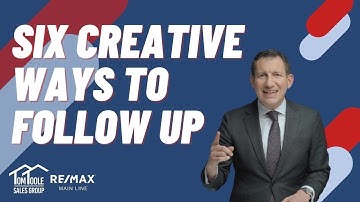 Six creative ways to follow up - Agent Hacks #195