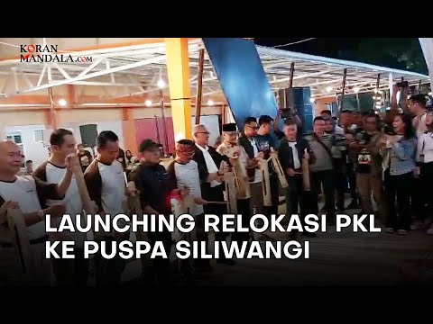 Launching Relokasi Ratusan PKL ke kawasan Pusat Kuliner dan Parkir (Puspa) Siliwangi Kuningan