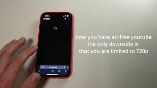 How to have NO ADS and BACKGROUND PLAY in youtube on your iPHONE screenshot 5