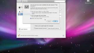 Mac OS X Tutorial - Setting up user accounts, customizing the dock, screen saver and background