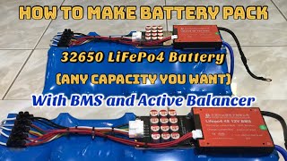 Tutorial: How to build Battery Pack using 32650 LiFePo4 Battery | 12V 108Ah | Tagalog