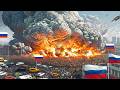 1 hour ago! A massive explosion occurred at the center of Russia's elite battalion in Moscow,-ARMA 3