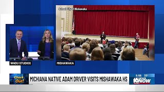 Mishawaka High School grad Adam Driver pays visit to his alma mater