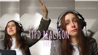 First listen to The Tortured Poets Department (reaction) 🤍