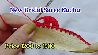 saree Kuchu #274 / #new #bridal Elephant #sareekuchu design tutorial for beginners / siri creations