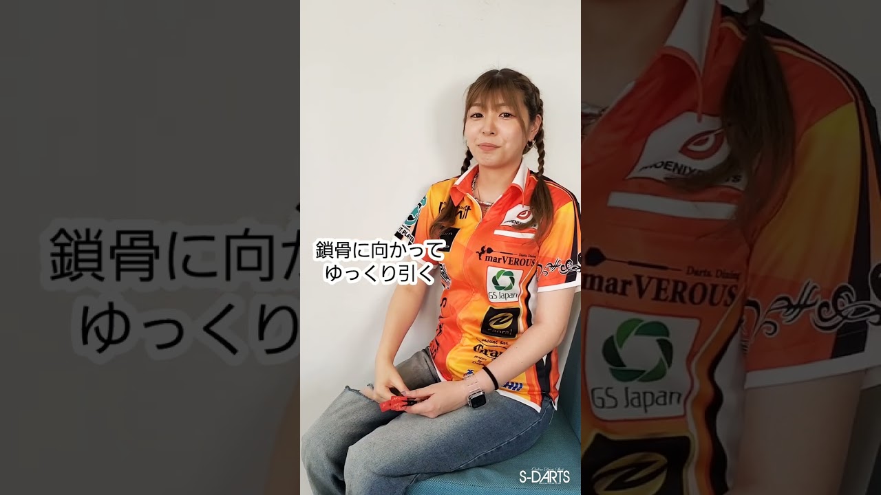 BIRTH Root #藤野裕加里 ﾓﾃﾞﾙグリップ・テイクバック説明#ダーツ
