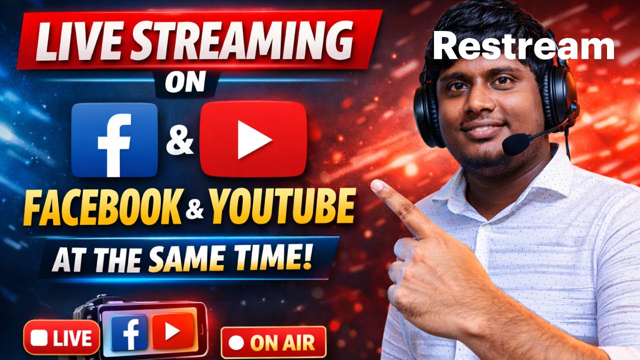🔴 LIVE | Facebook & YouTube Together via Restream | Mobile Live Streaming